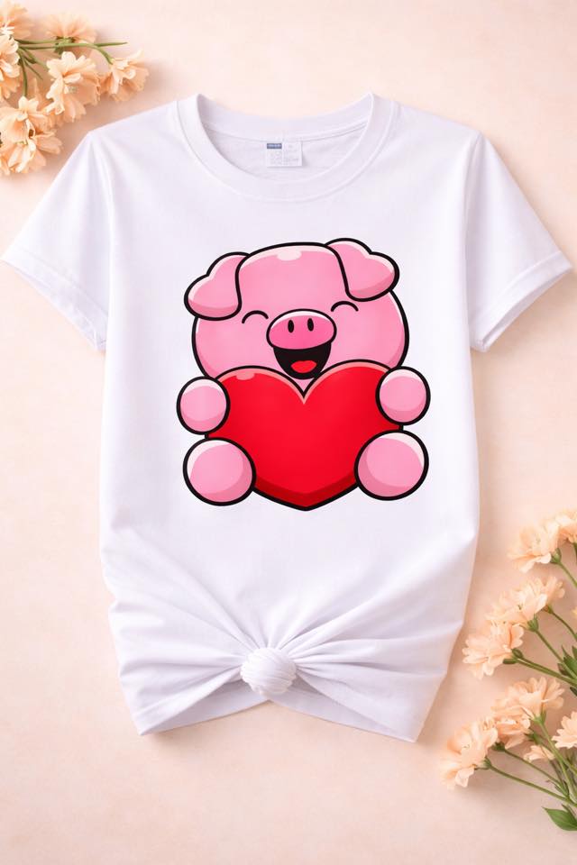 PLAYERA PIG LOVE