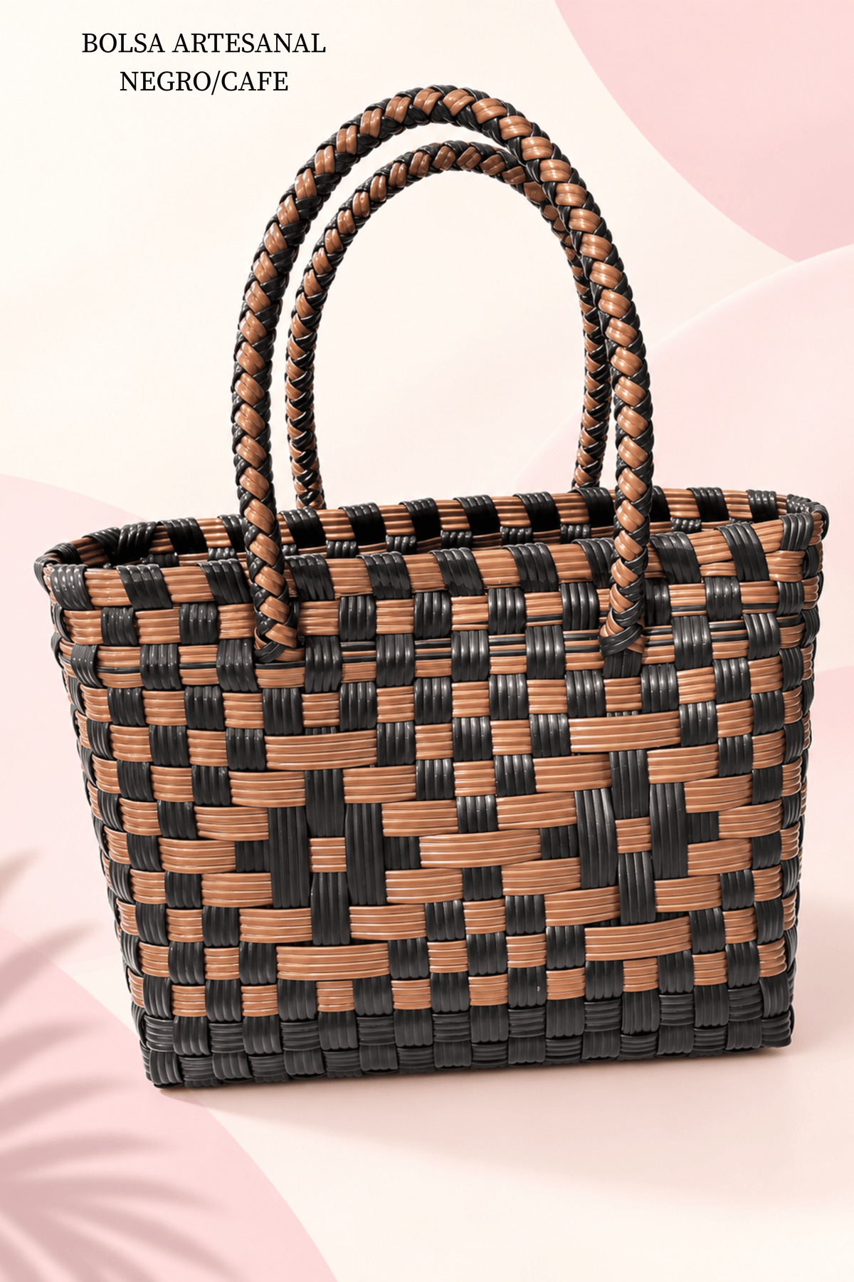 BOLSA ARTESANAL NEGRO CAFE