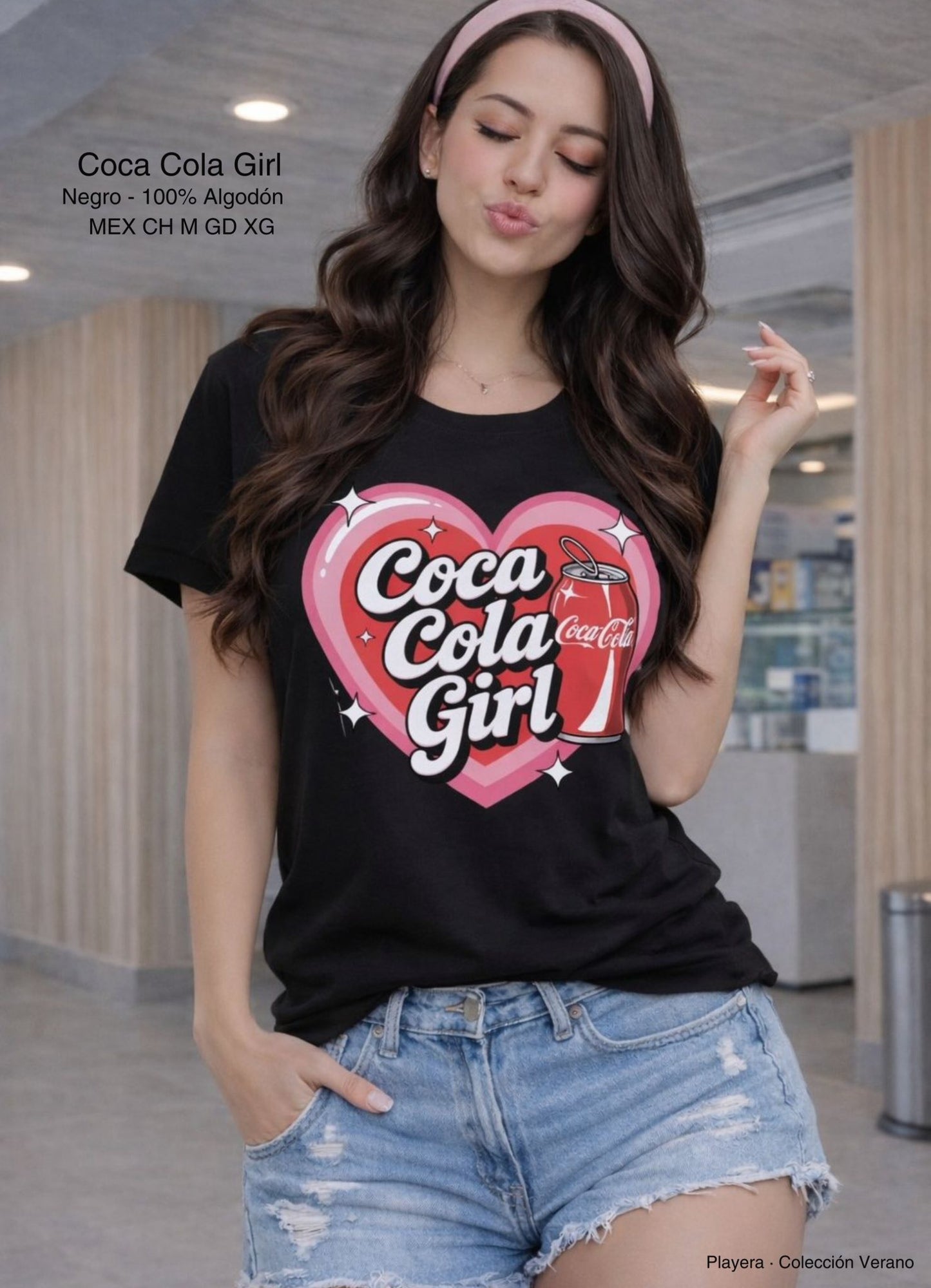 PLAYERA COCA COLA GIRL
