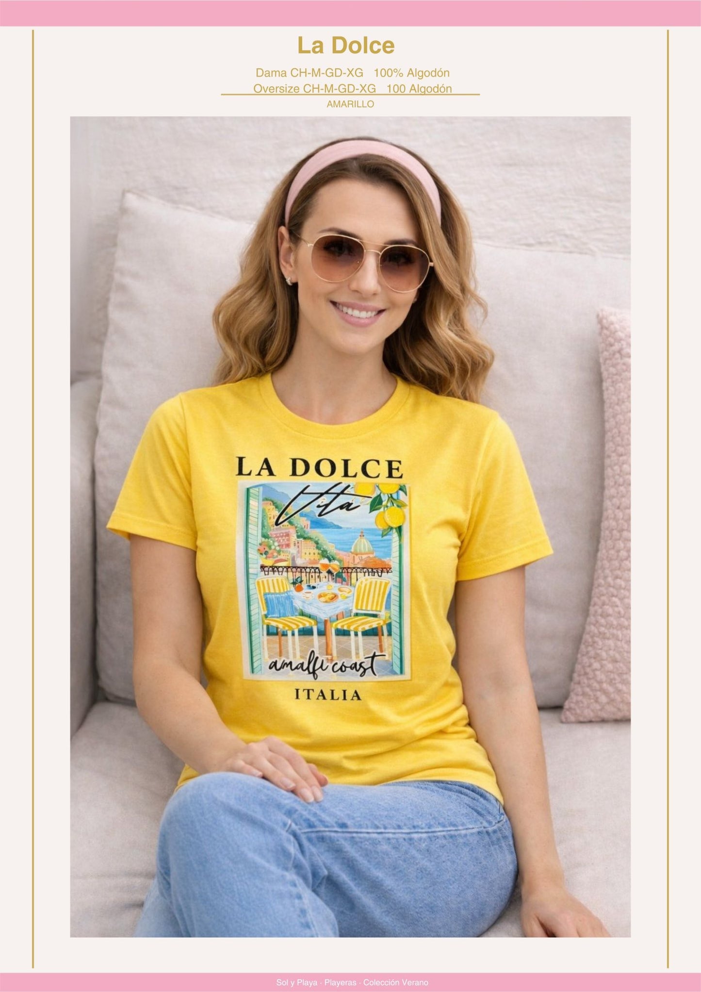 PLAYERA LA DOLCE DAMA