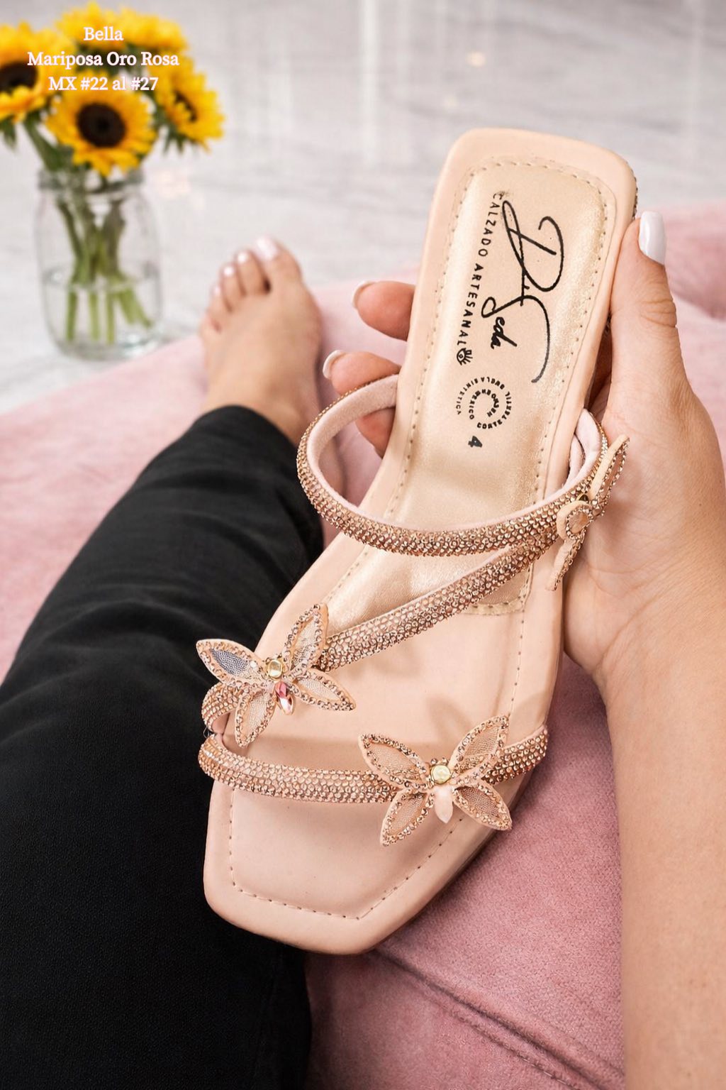 BELLA MARIPOSA ORO ROSA