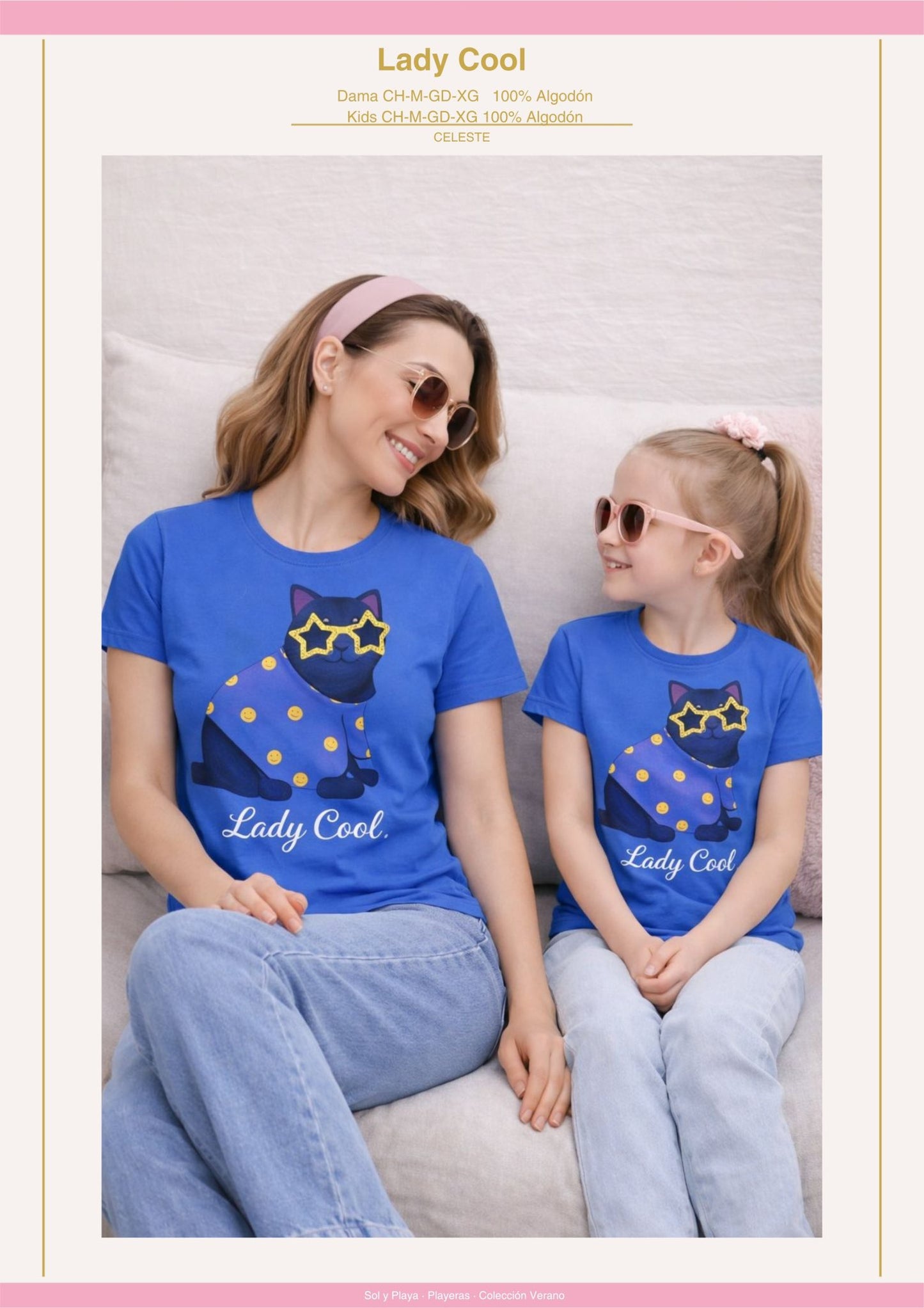 PLAYERA LADY COOL KIDS