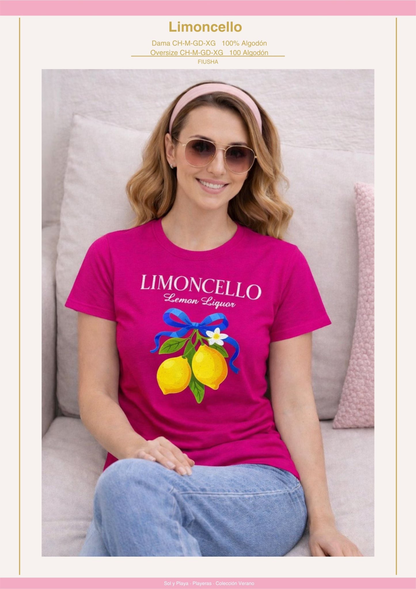 PLAYERA LIMONCELLO FIUSHA DAMA