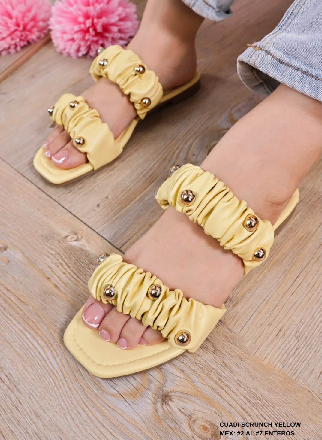 CUAD SCRUNCH YELLOW