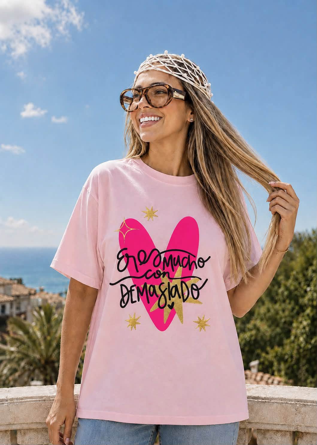PLAYERA DEMASIADO ROSA