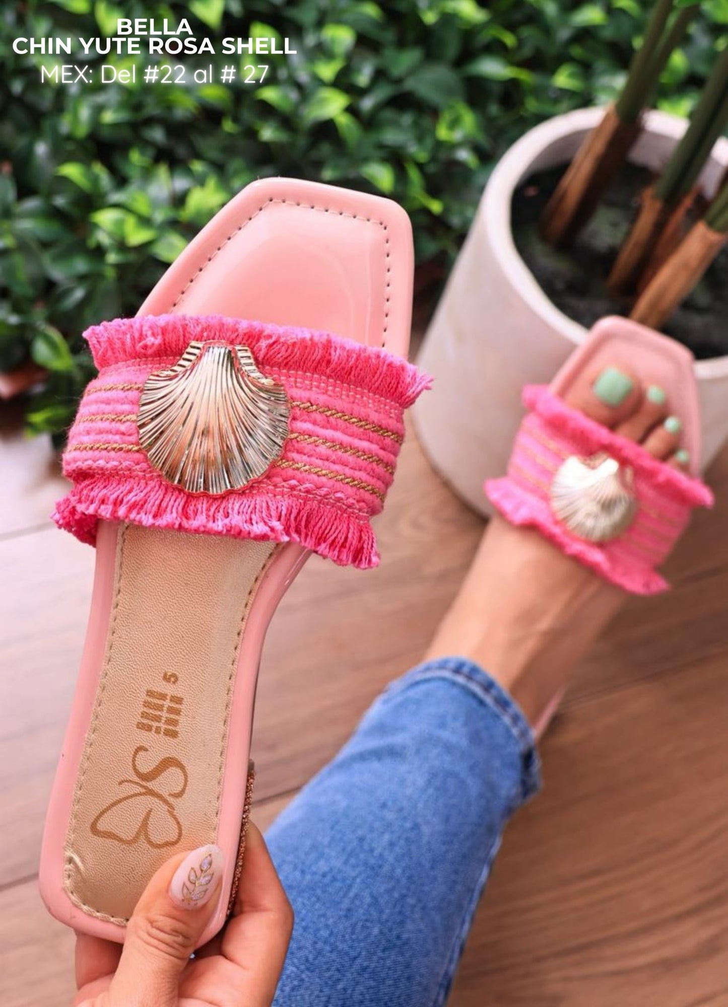 BELLA CHIN YUTE ROSA SHELL