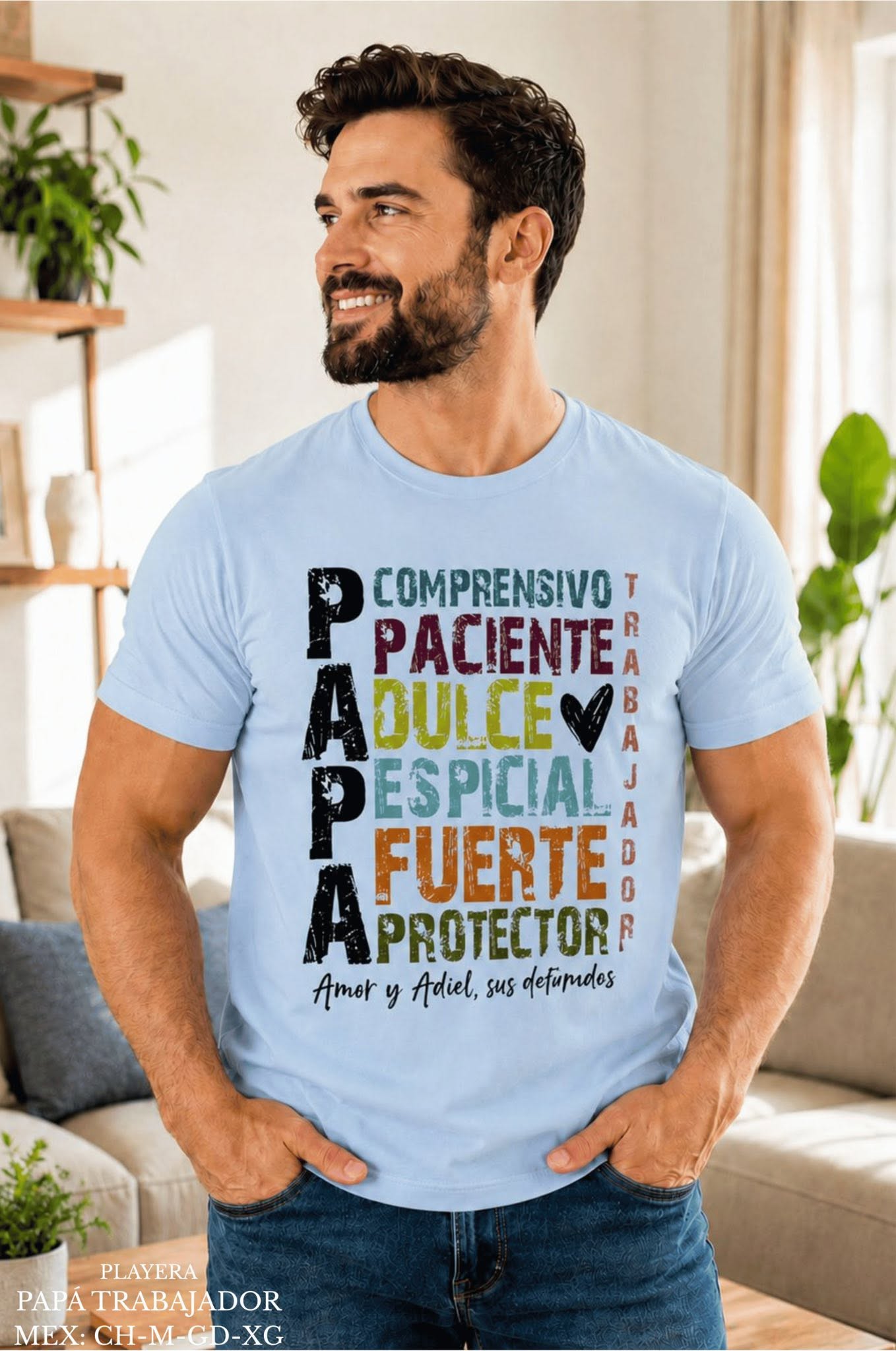 PLAYERA PAPA TRABAJADOR