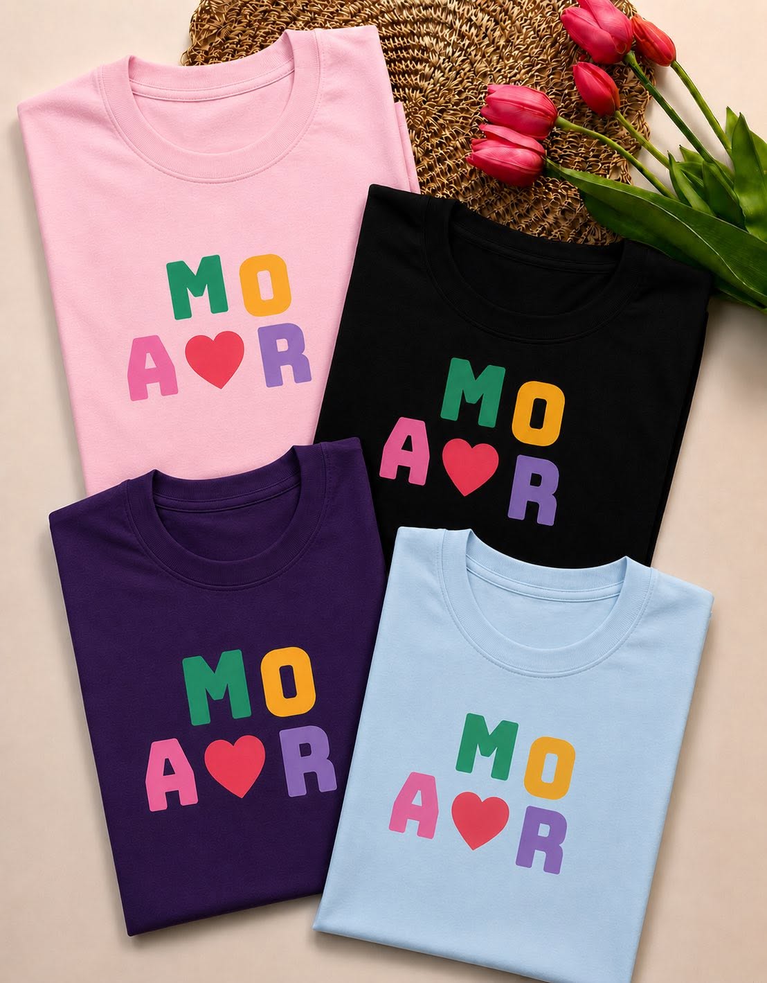 PLAYERA AMOR COLORS