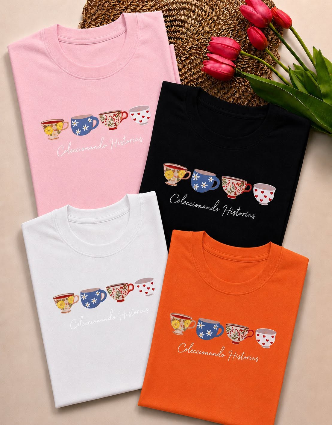 PLAYERA HISTORY CUPS