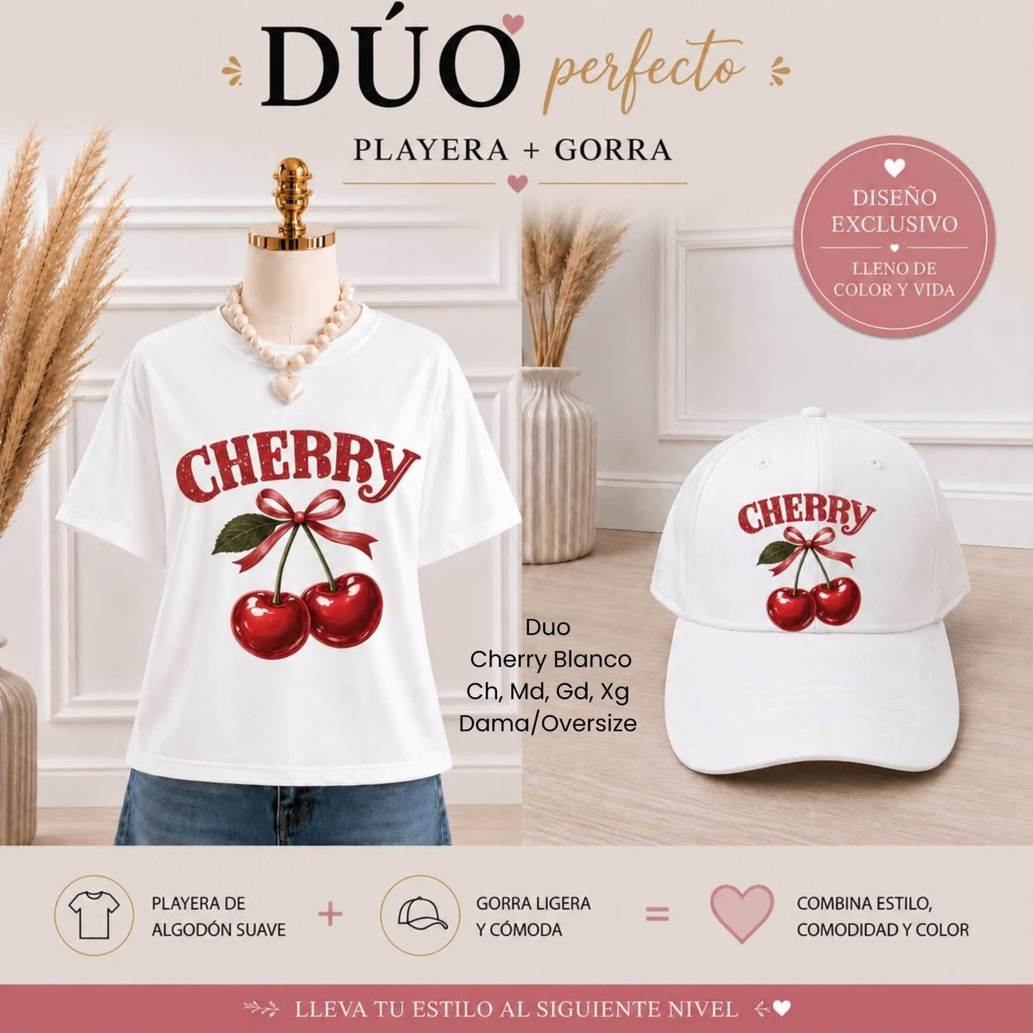 DUO CHERRY BLANCO