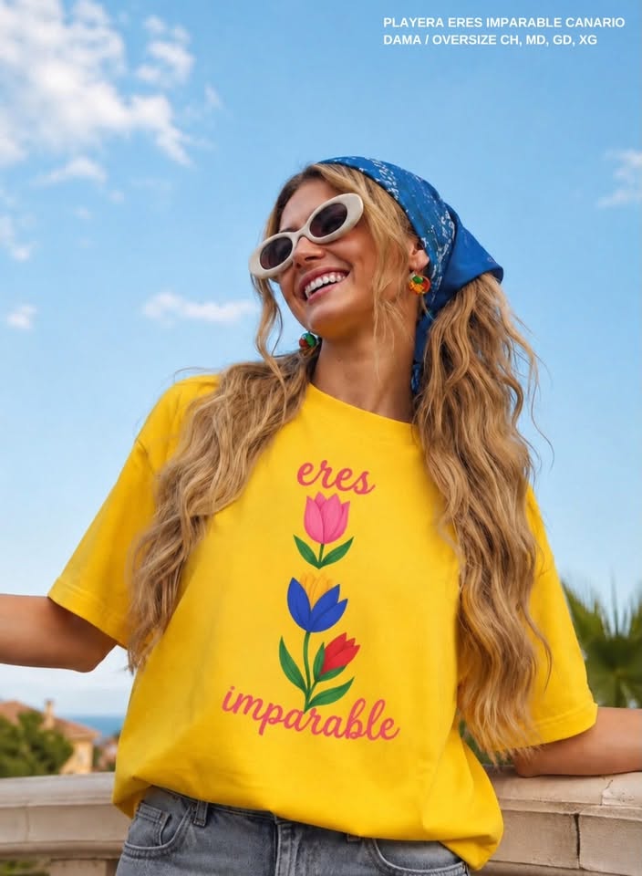 PLAYERA ERES IMPARABLE CANARIO