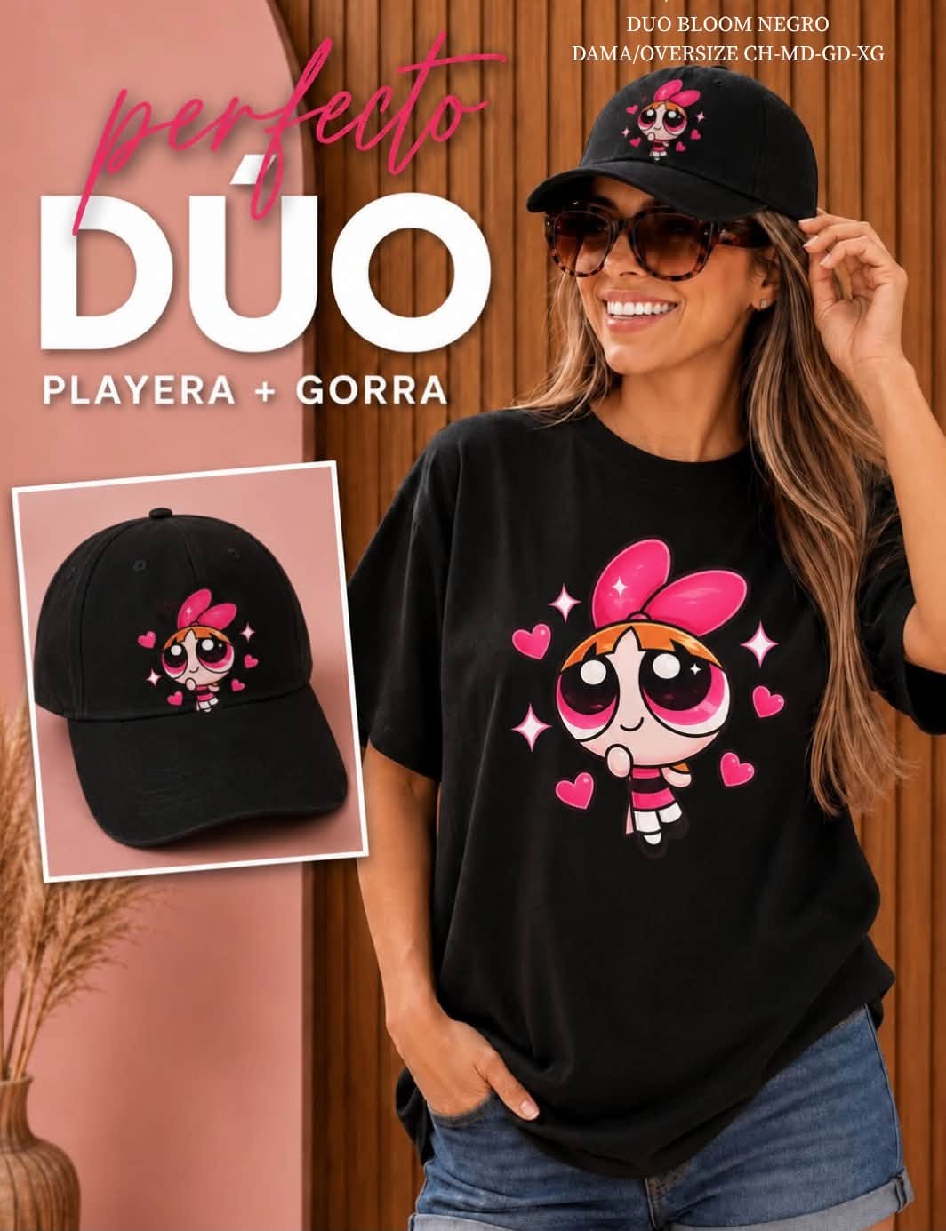 DUO BLOOM NEGRO