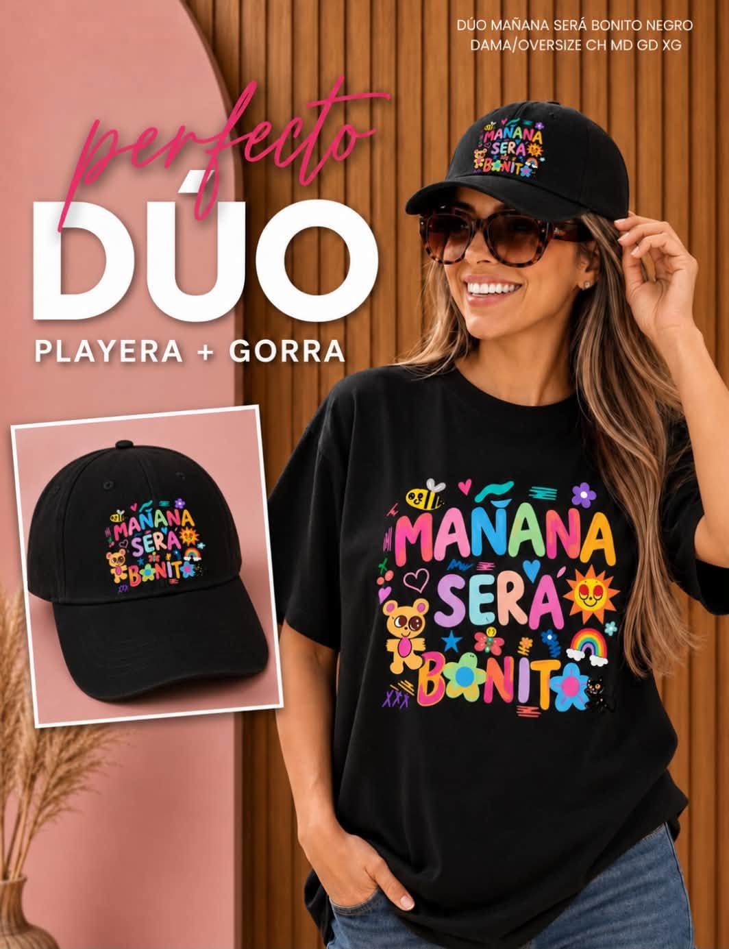 DUO MAÑANA SERA BONITO NEGRO