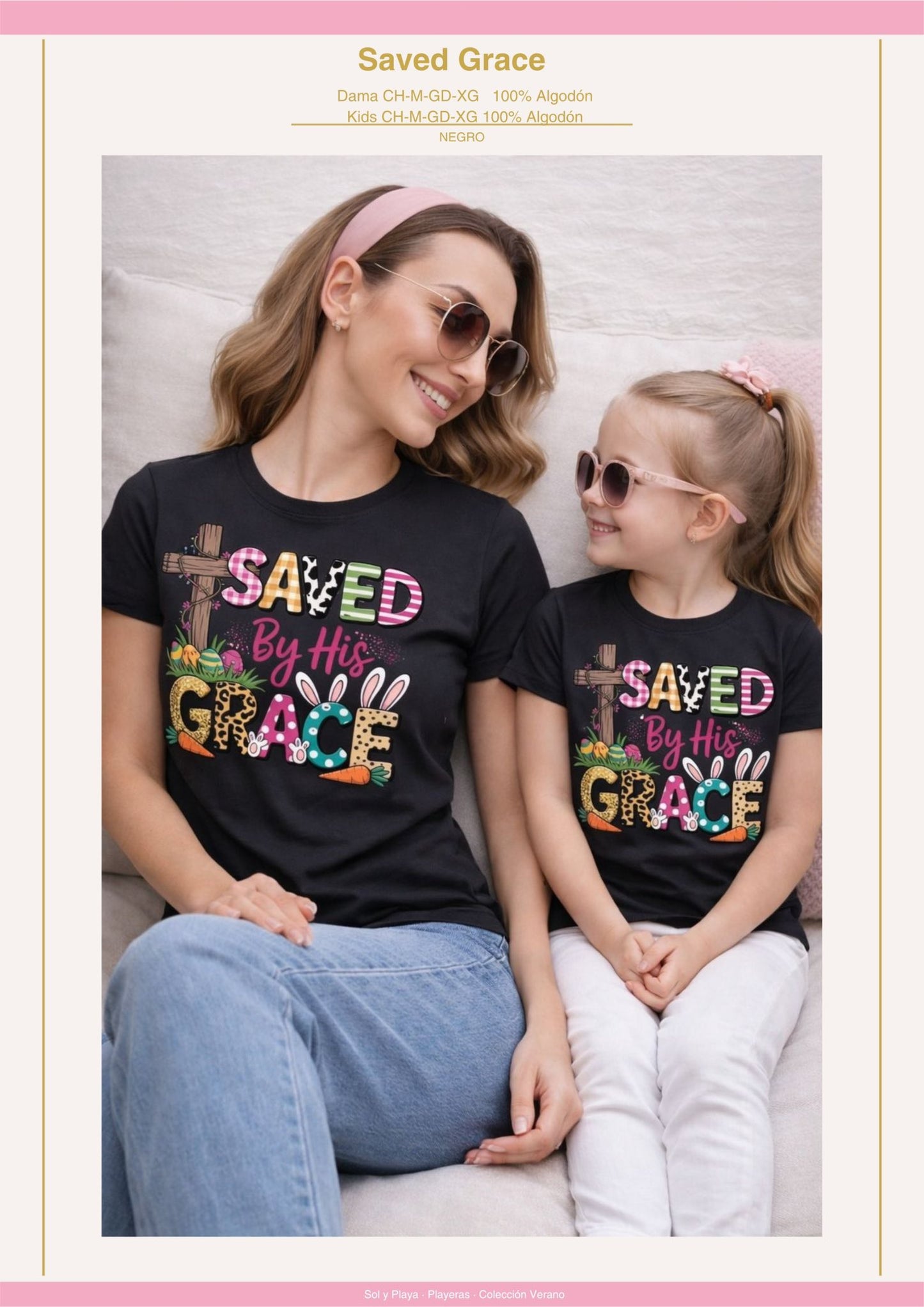 PLAYERA SAVED GRACE DAMA