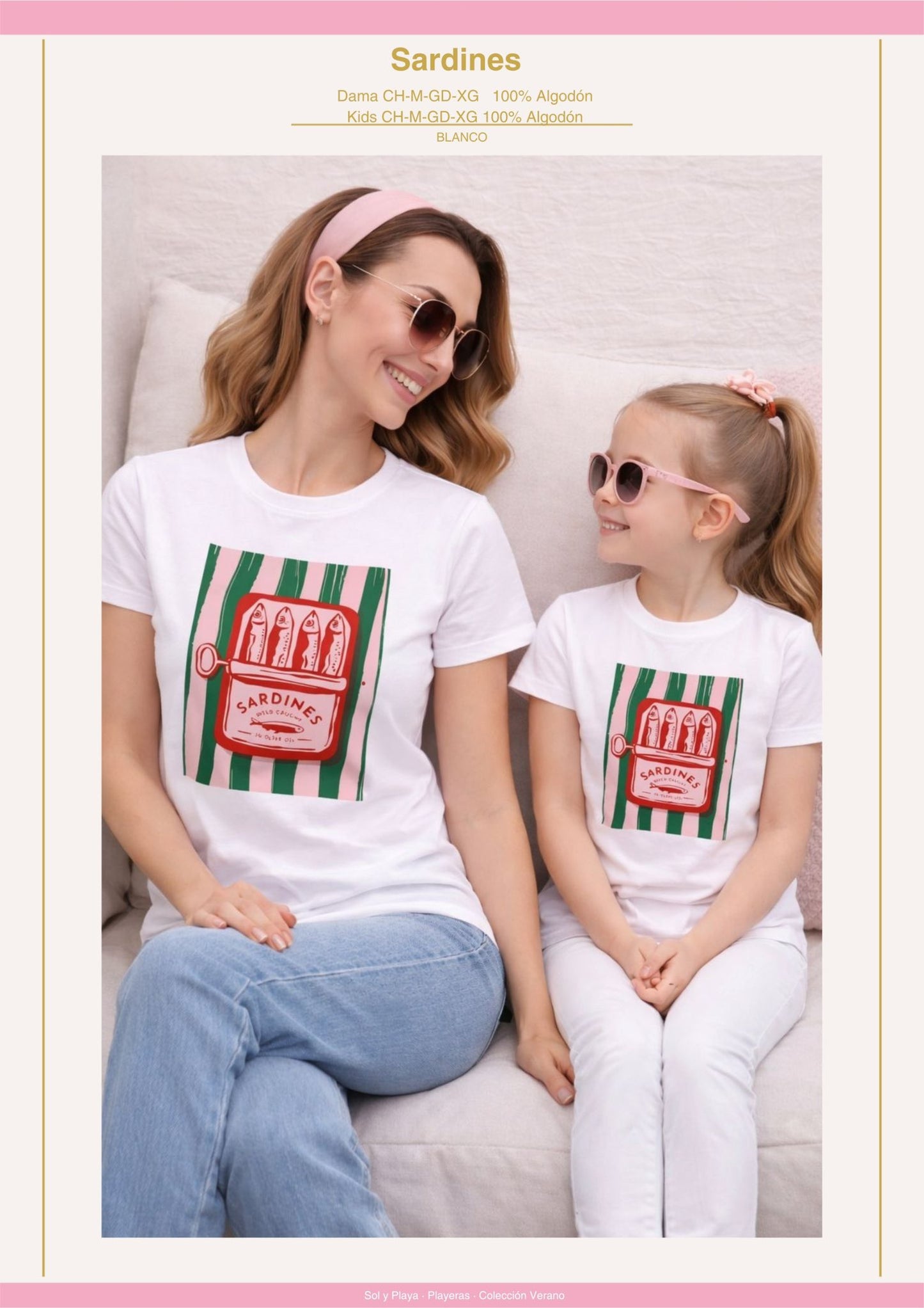 PLAYERA SARDINES KIDS
