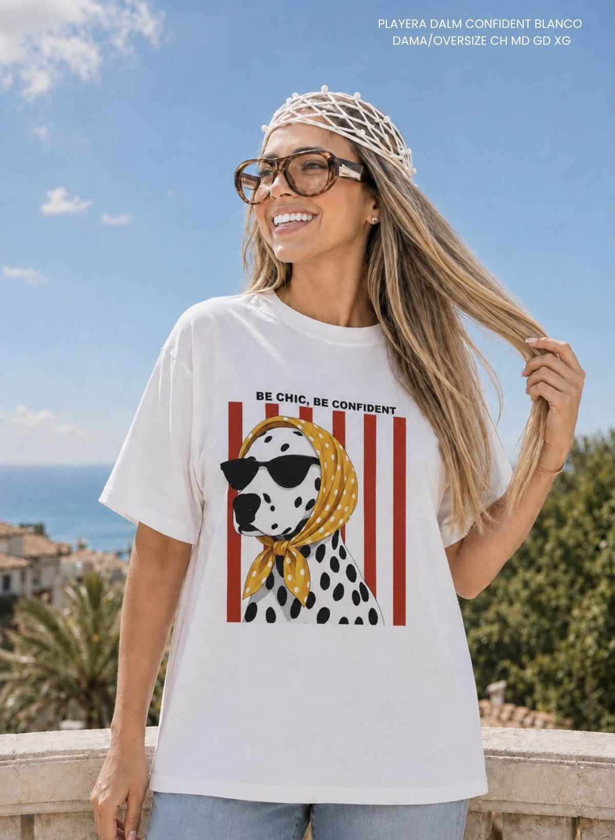 PLAYERA DALM CONFIDENT BLANCO