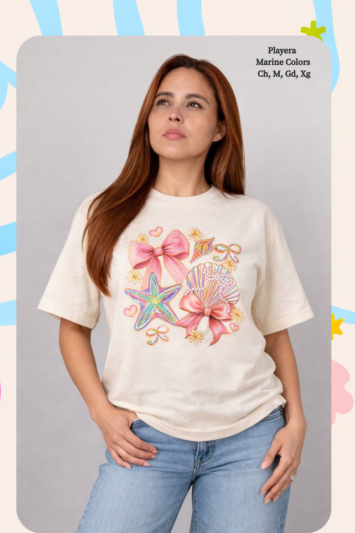 PLAYERA MARINE COLORS