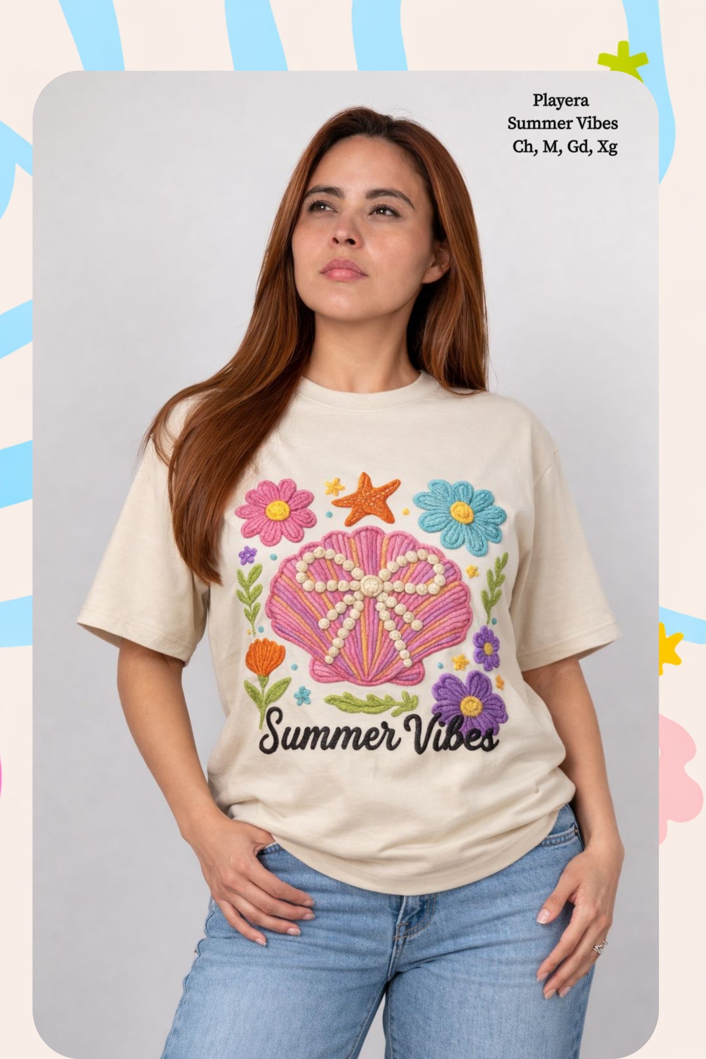 PLAYERA SUMMER VIBES