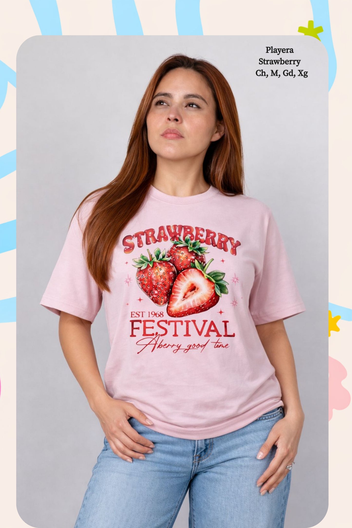 PLAYERA STRAWBERRY