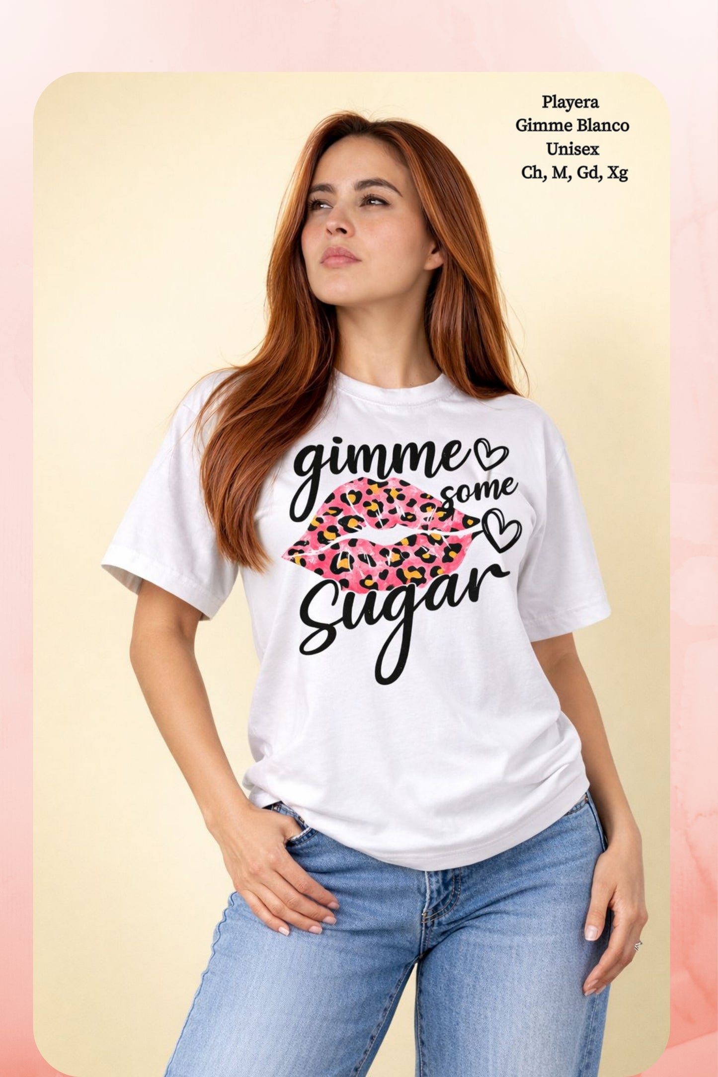 PLAYERA GIMME BLANCO DAMA