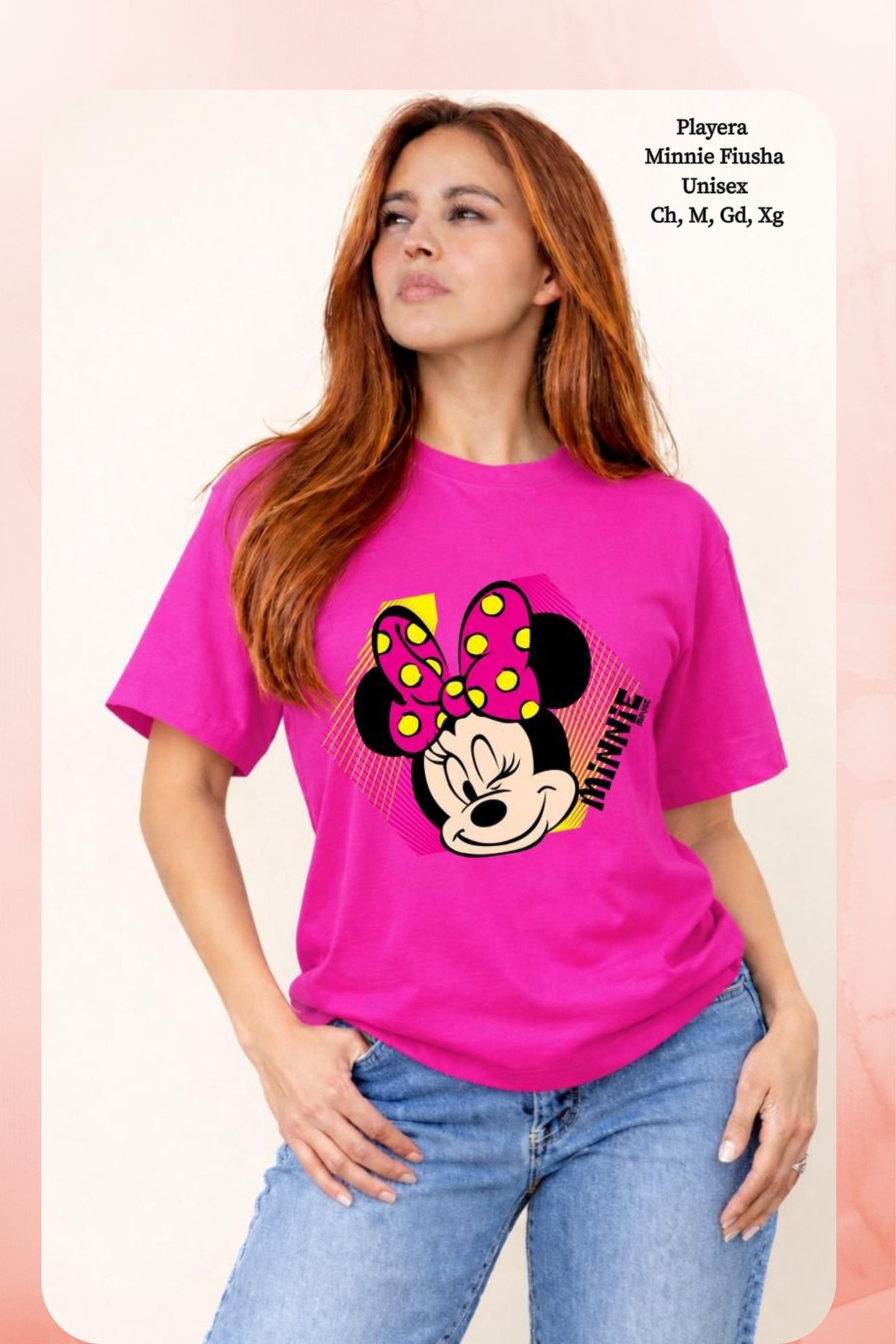 PLAYERA MINNIE FIUSHA DAMA