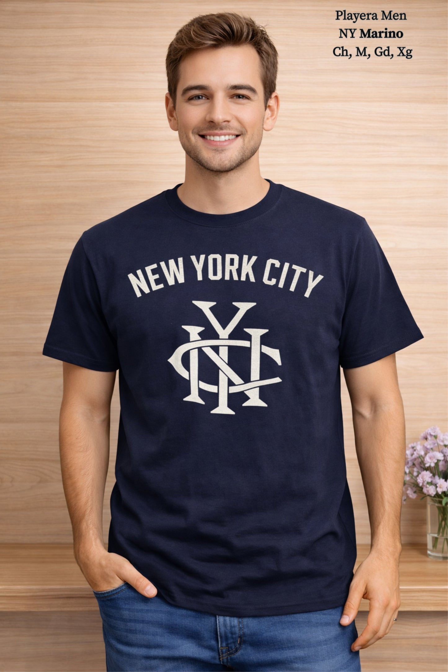 PLAYERA MEN NY MARINO