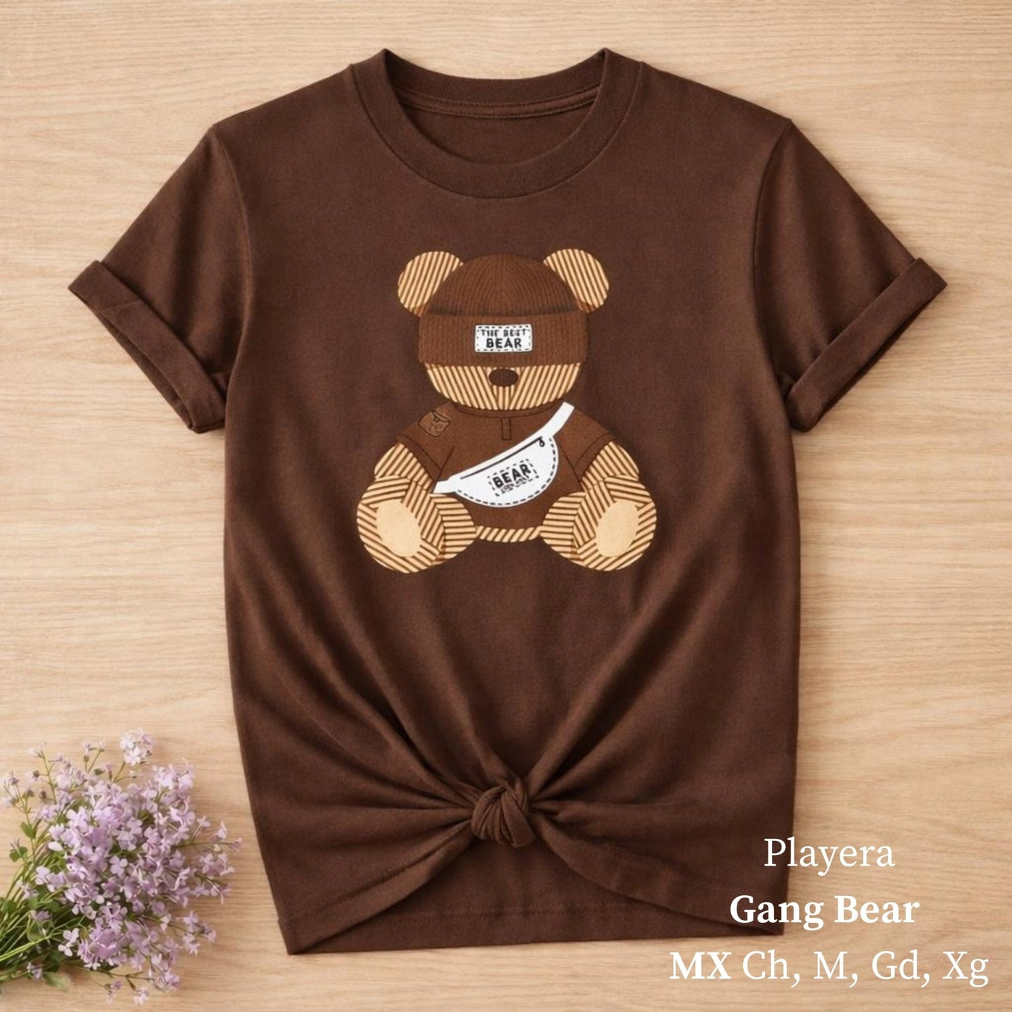 PLAYERA GANG BEAR