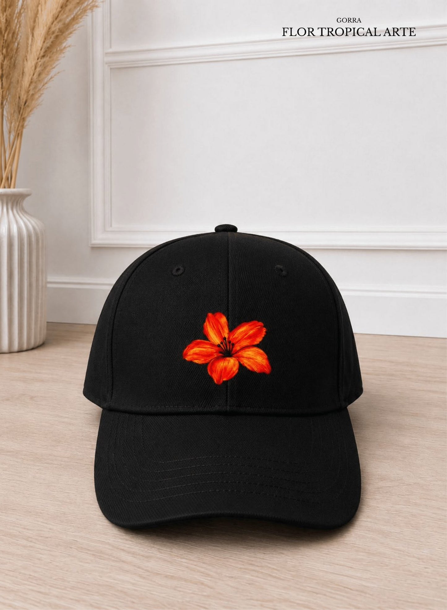 GORRA FLOR TROPICAL ARTE