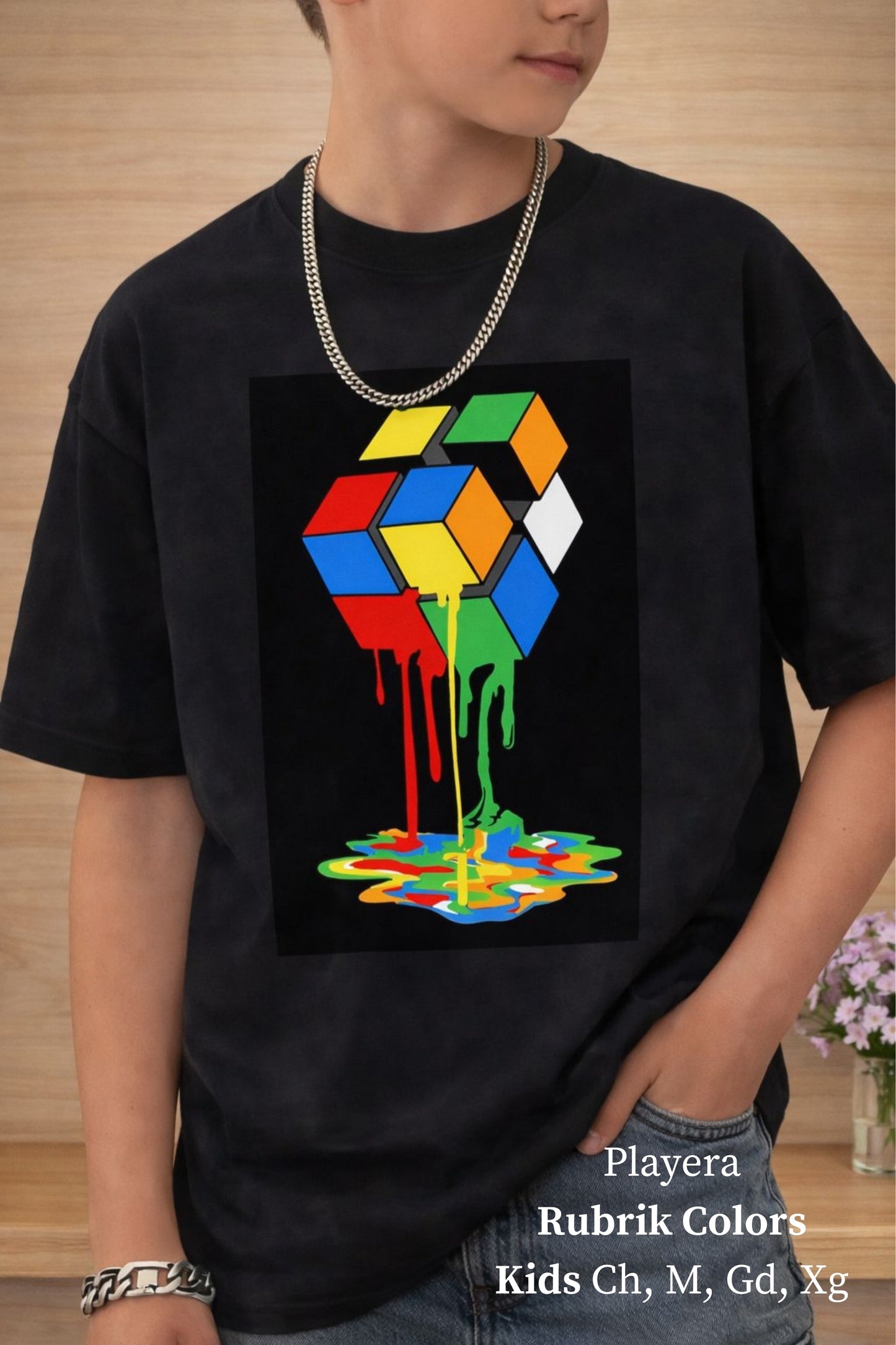 PLAYERA RUBRIK COLORS KIDS