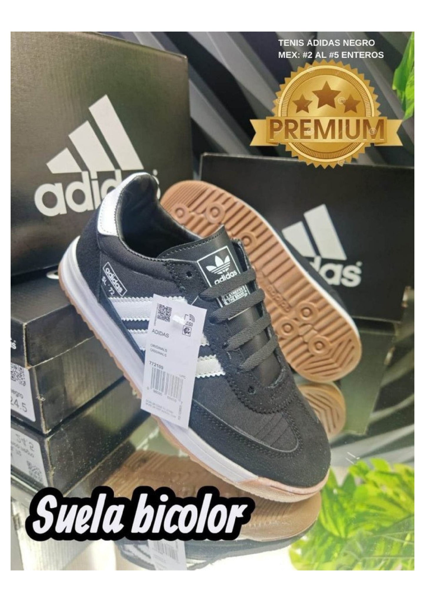 TENIS ADIDAS NEGRO