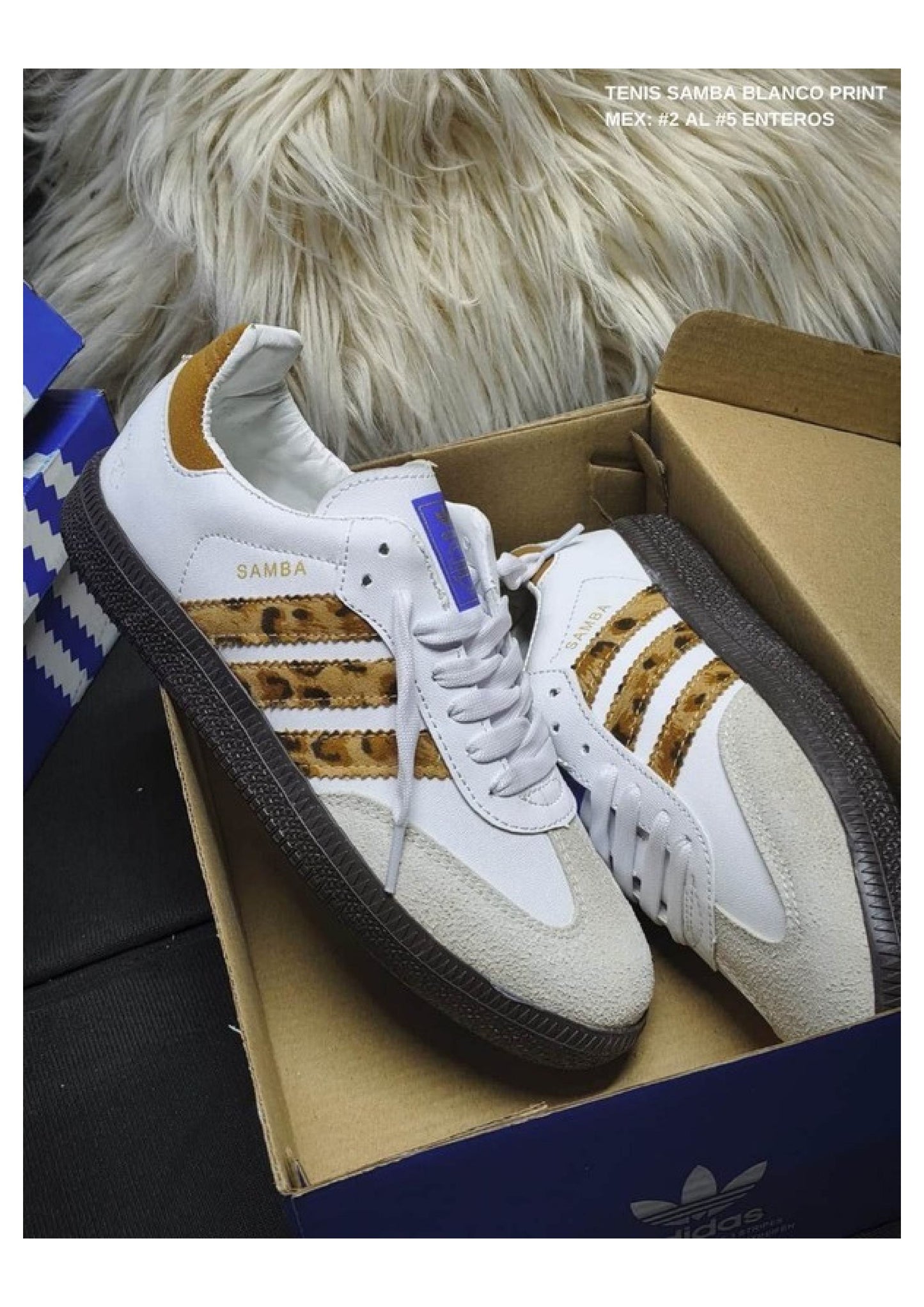 TENIS SAMBA BLANCO PRINT