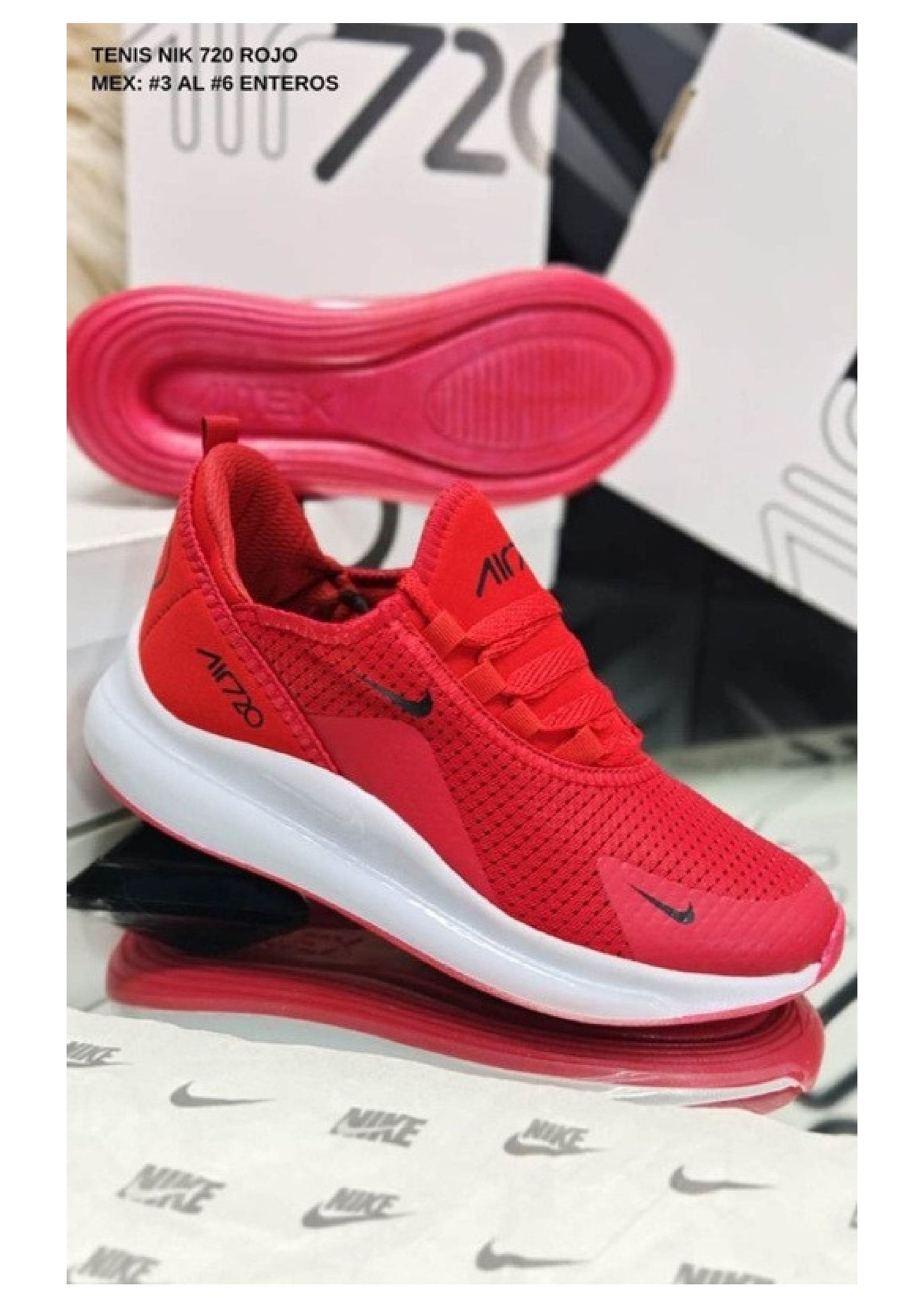 TENIS NIK 720 ROJO