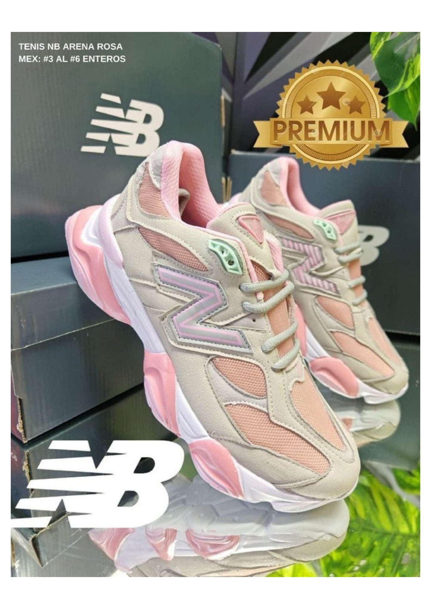 TENIS NB ARENA ROSA