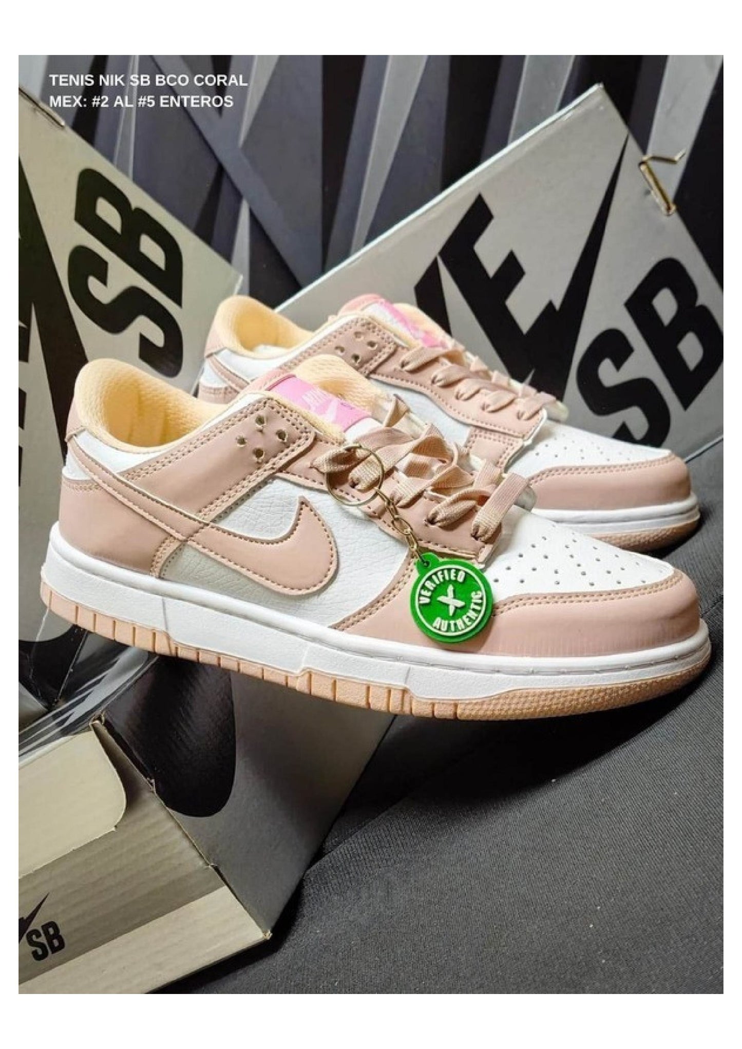 TENIS NIK SB BCO CORAL