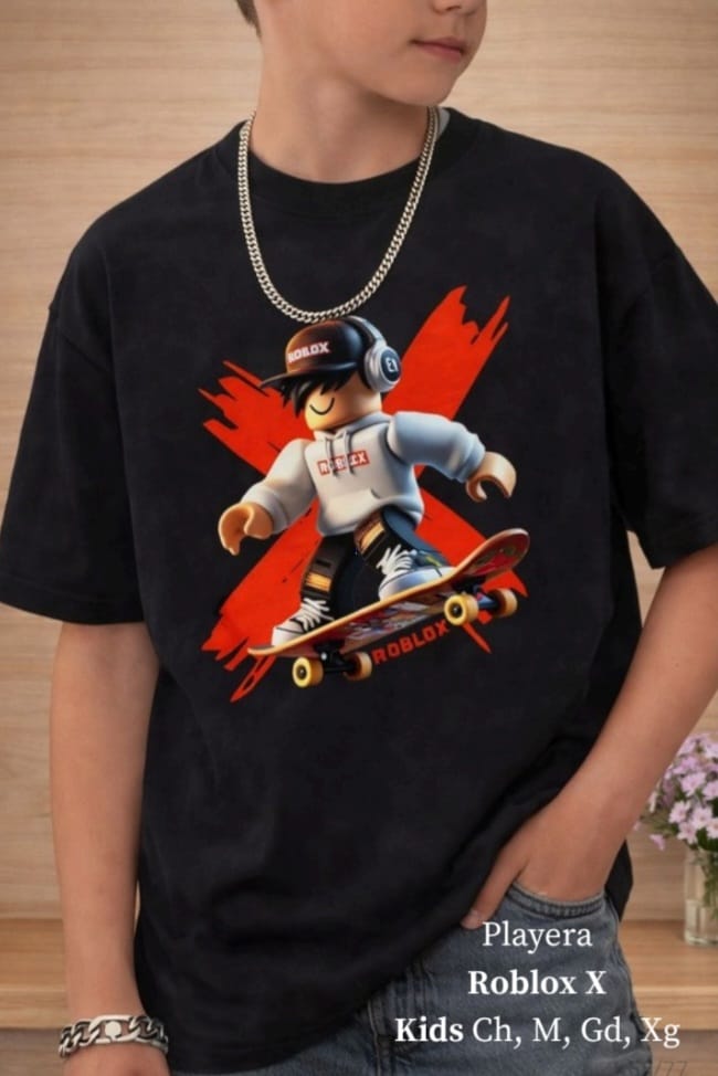 PLAYERA ROBLOX X KIDS