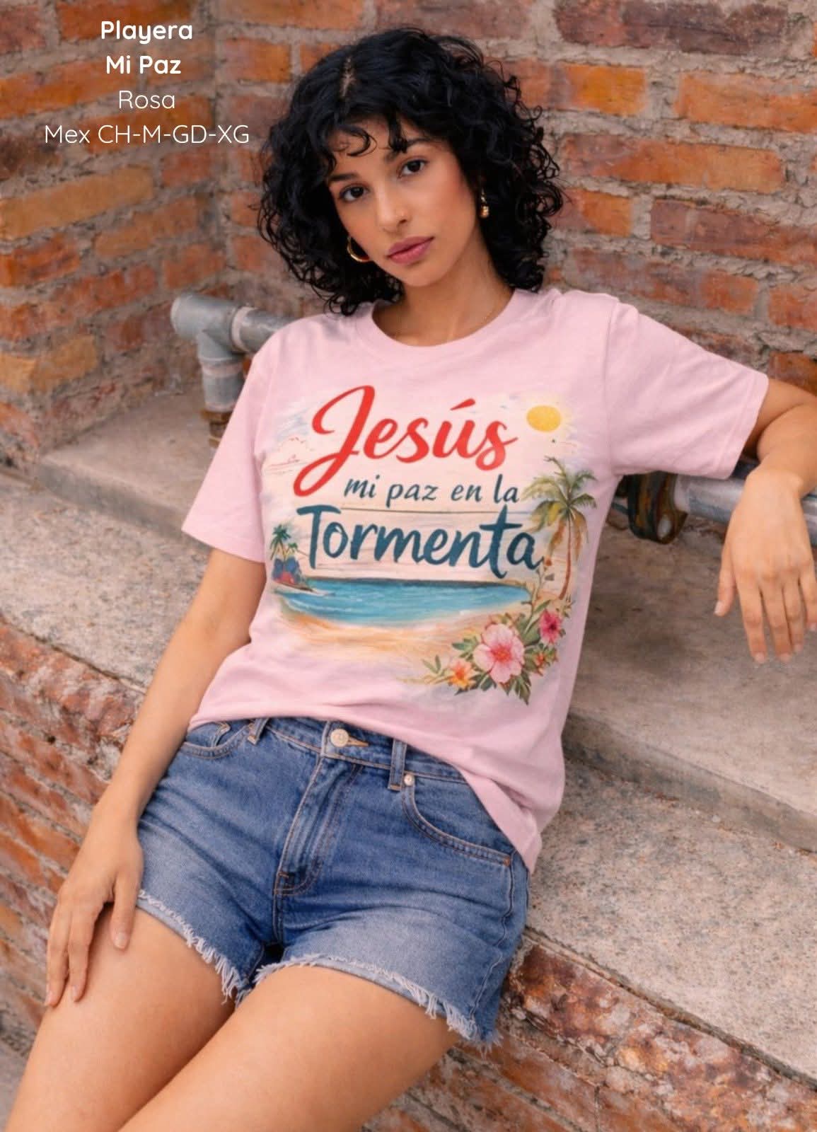 PLAYERA MI PAZ DAMA