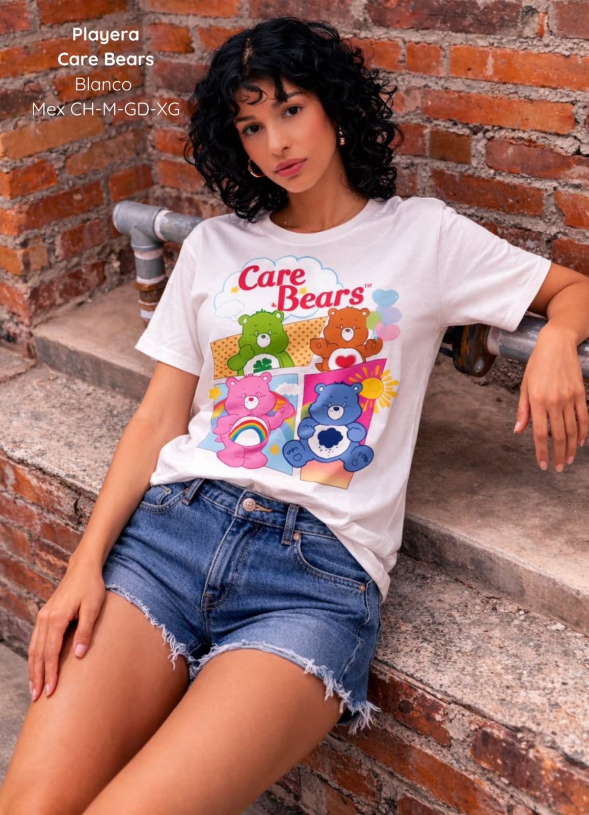 PLAYERA CARE BEARS DAMA