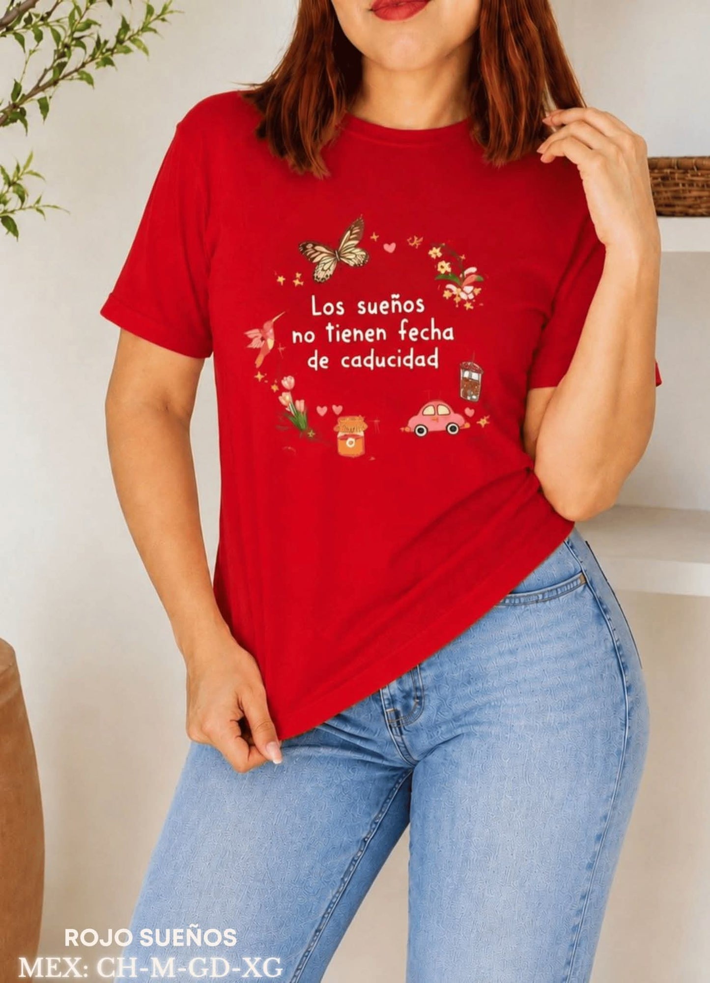 PLAYERA ROJO SUEÑOS