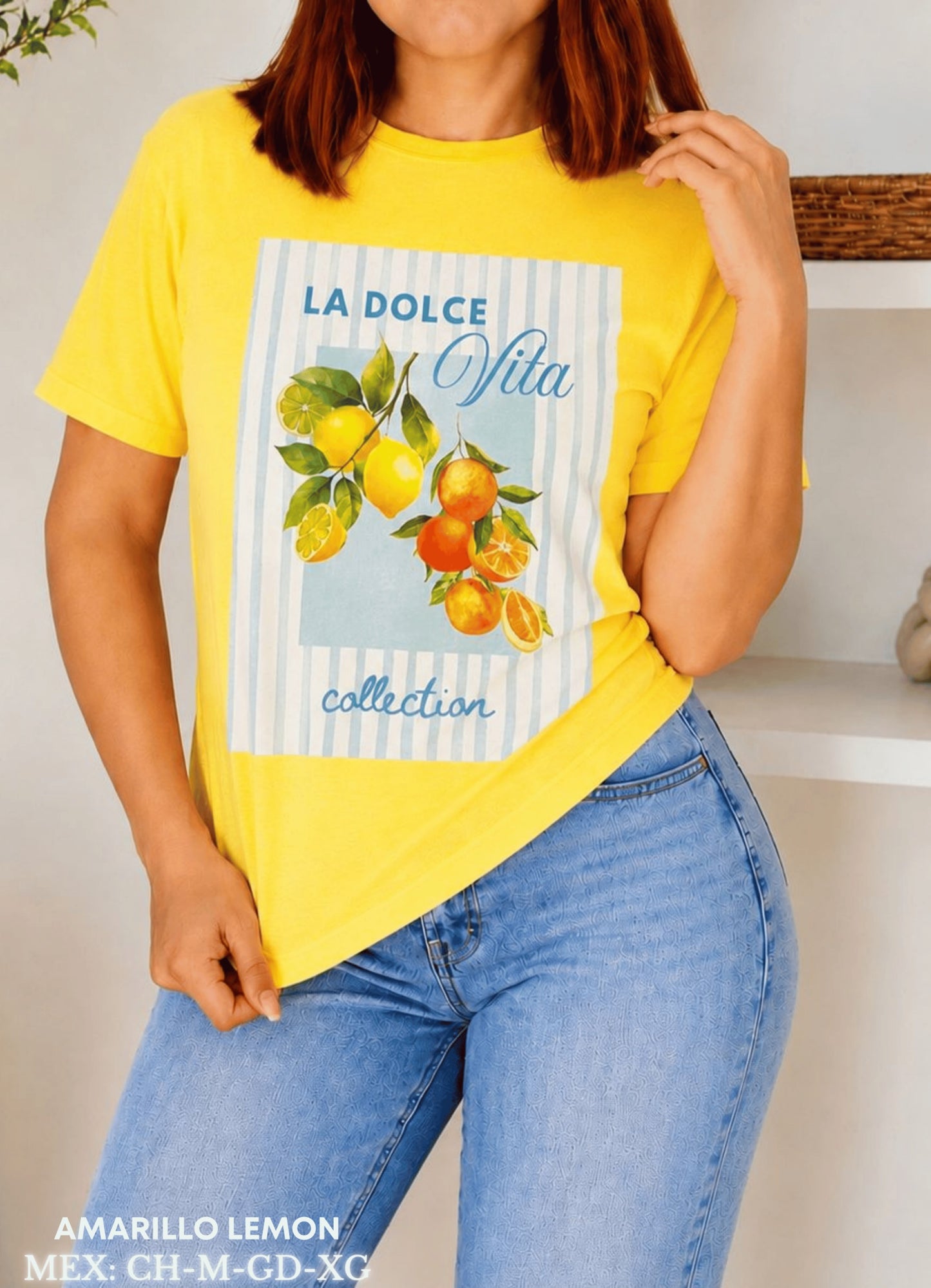 PLAYERA AMARILLO LEMON
