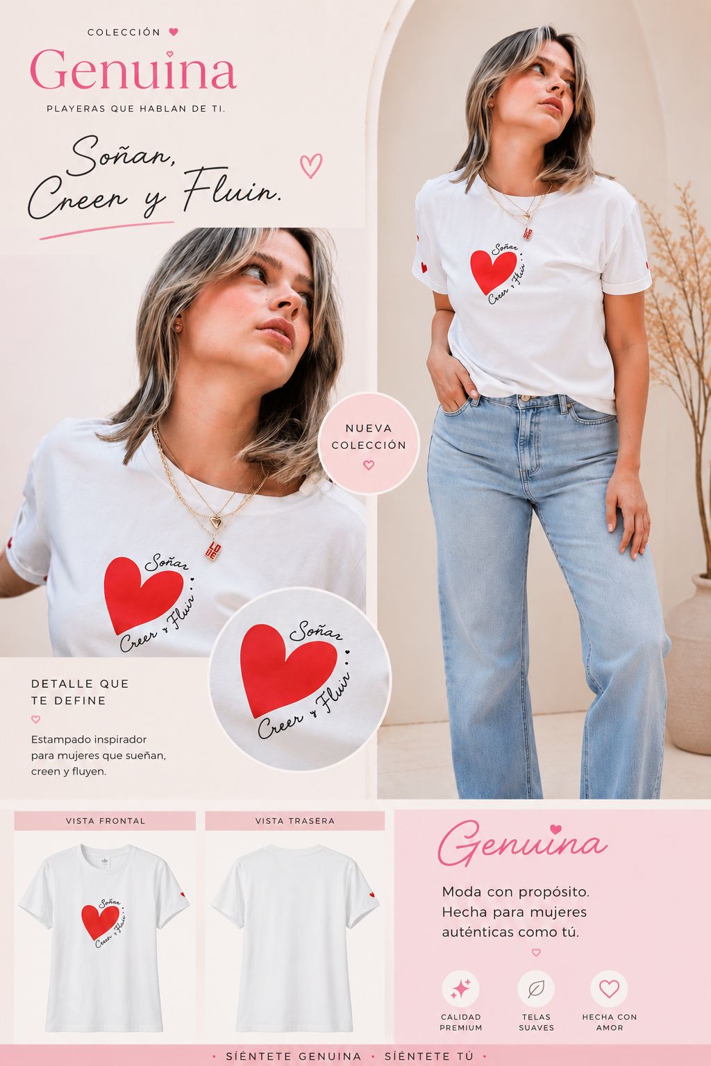 PLAYERA HEART SOÑAR
