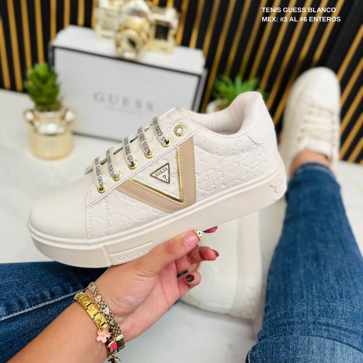TENIS GUESS BLANCO