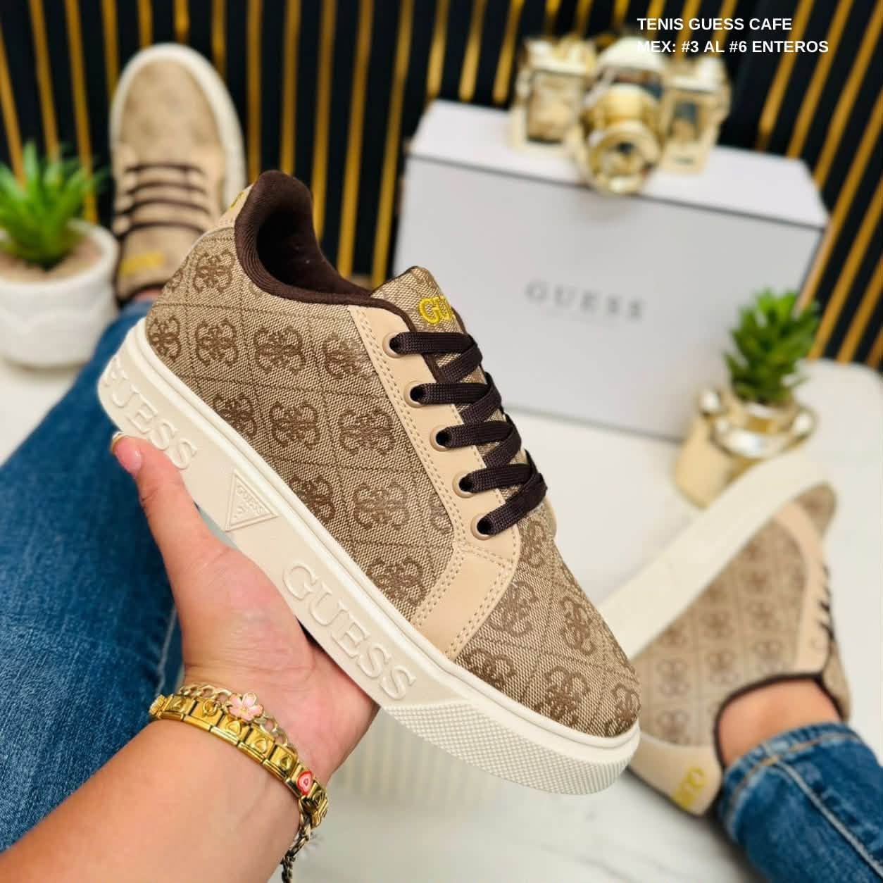 TENIS GUESS CAFE