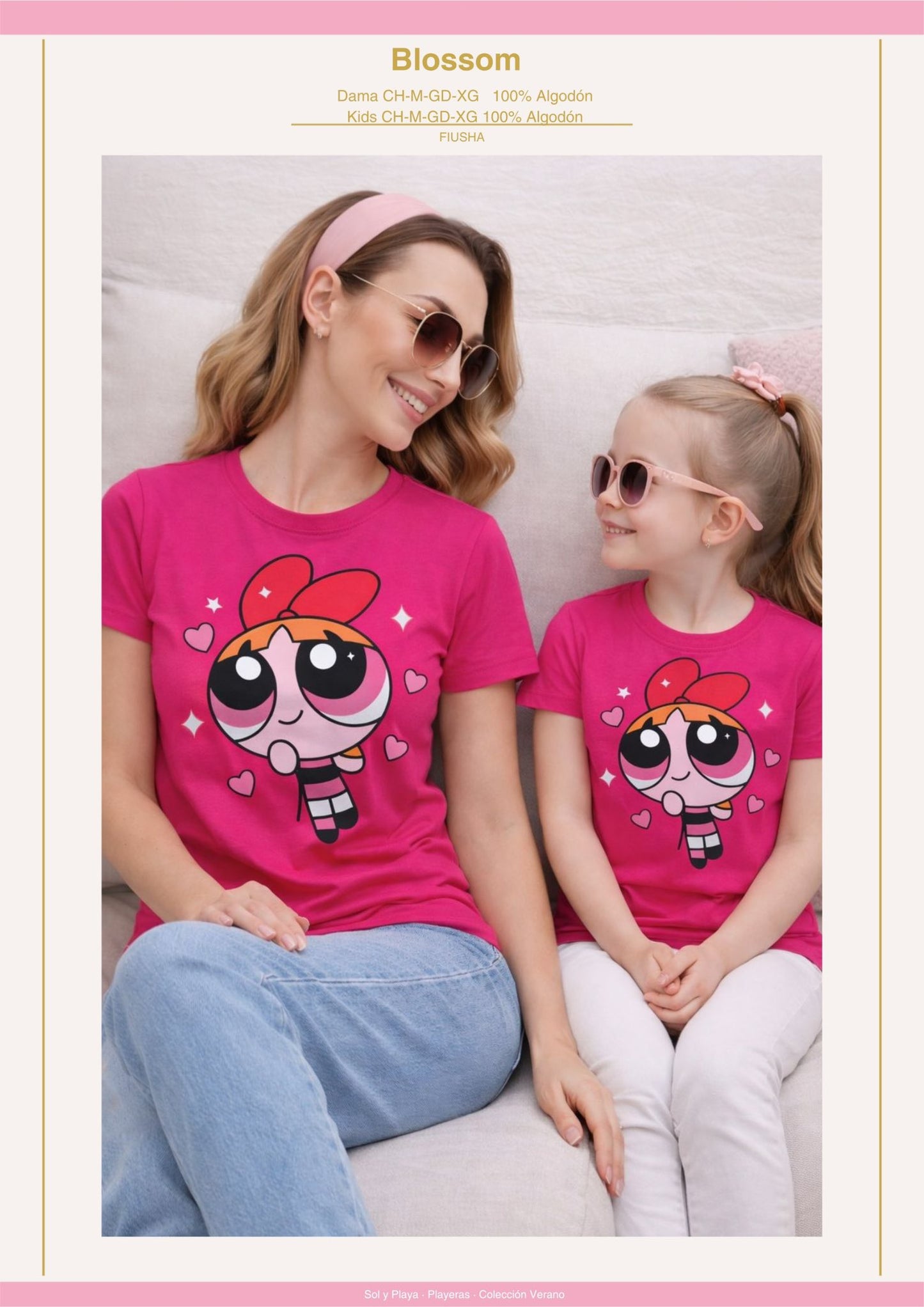 PLAYERA BLOSSOM KIDS FIUSHA