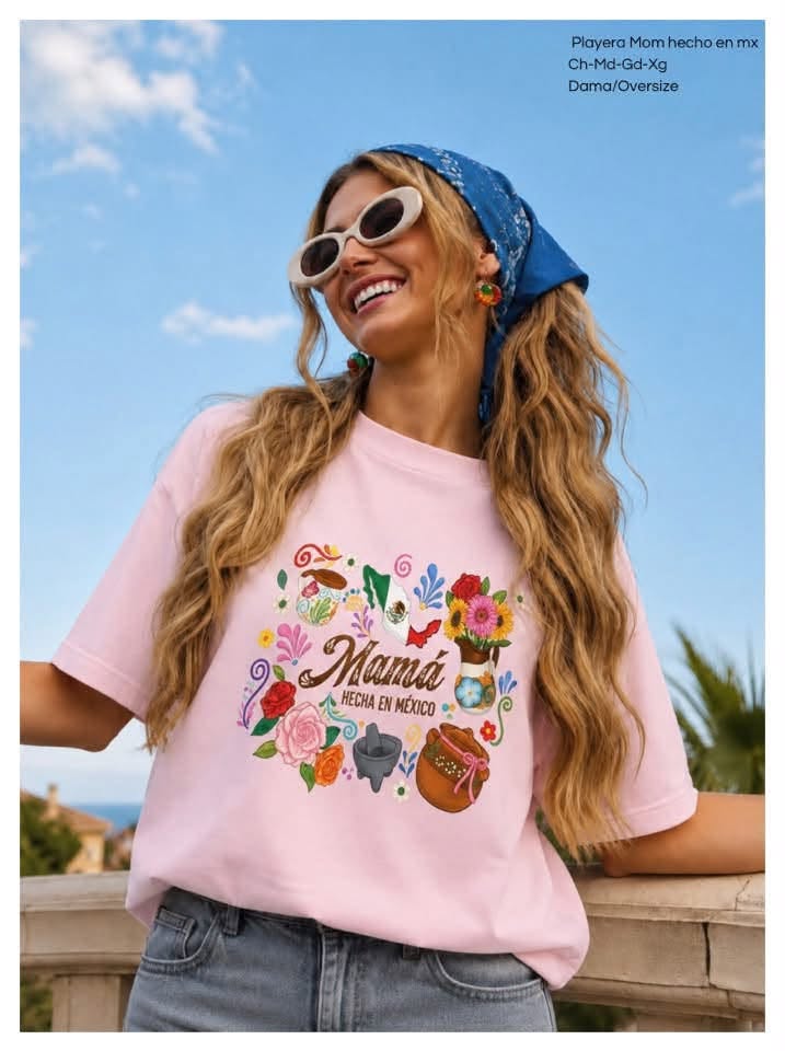 PLAYERA MOM HECHO EN MX