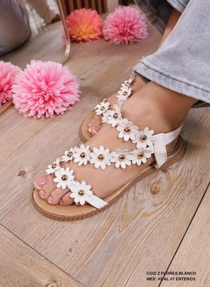 COZ Z FLORES BLANCO