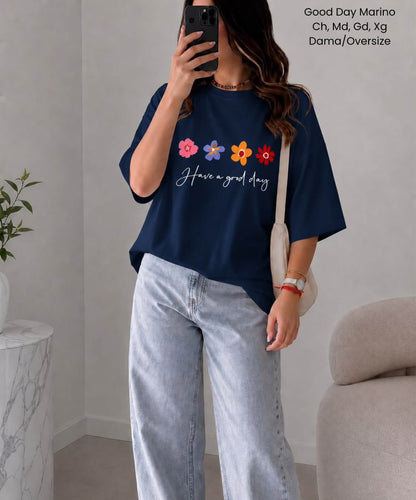 PLAYERA GOOD DAY MARINO