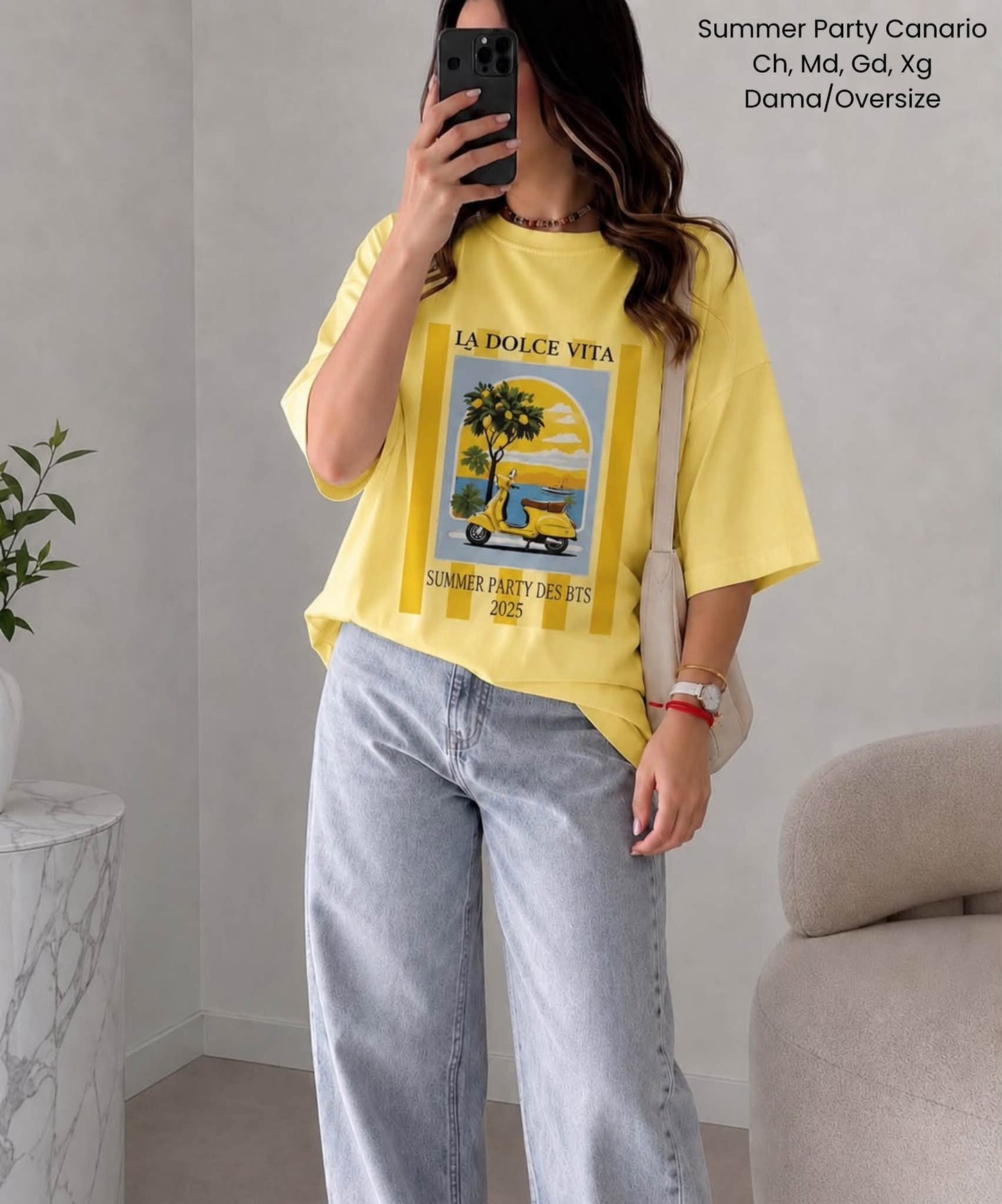 PLAYERA SUMMER PARTY CANARIO