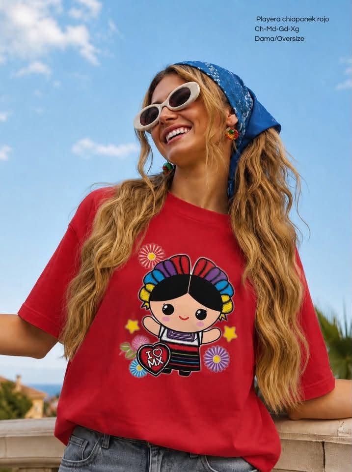 PLAYERA CHIAPANEK ROJO