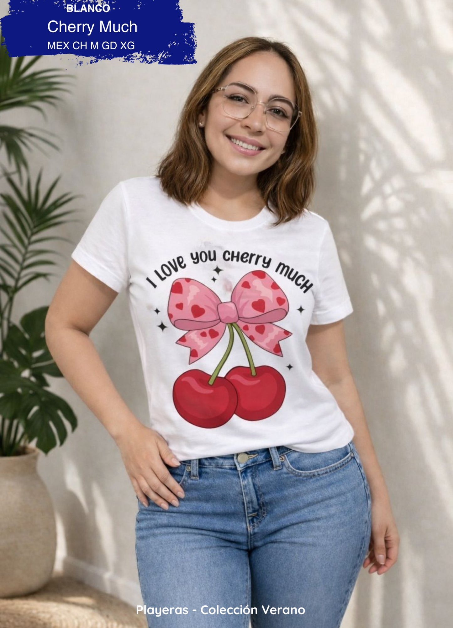 PLAYERA CHERRY MUCH