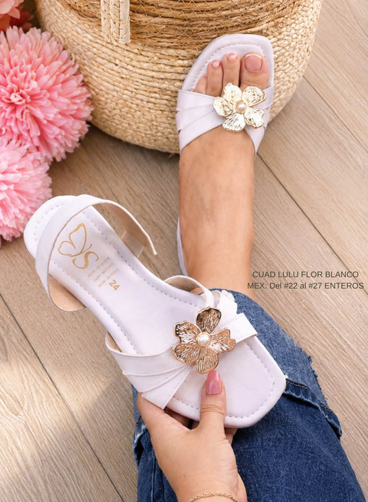 CUAD CRUZ FLOR BLANCO